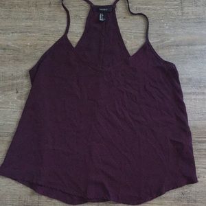 Beautiful forever 21 dressy flowing top chiffon